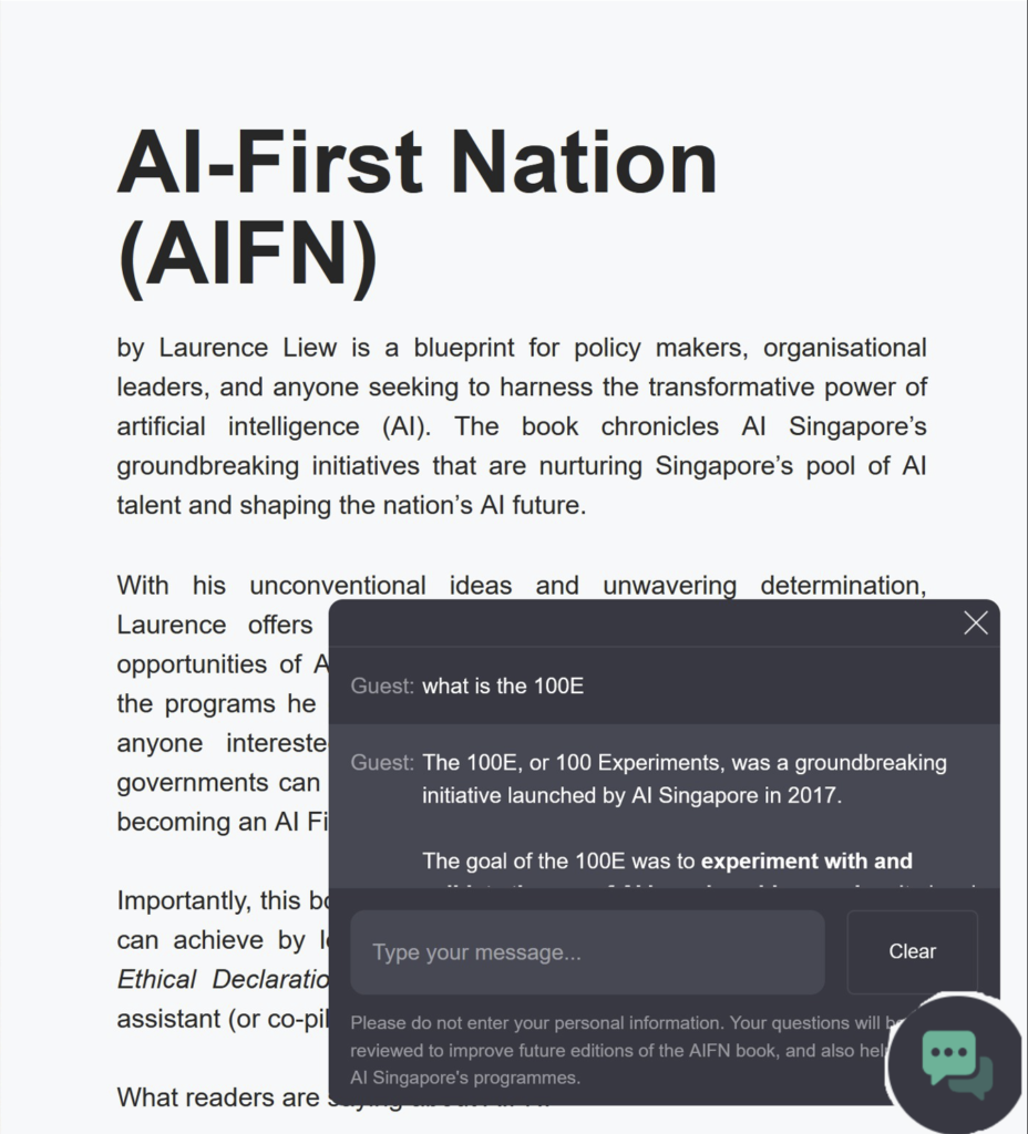AI-First Nation Chatbot
