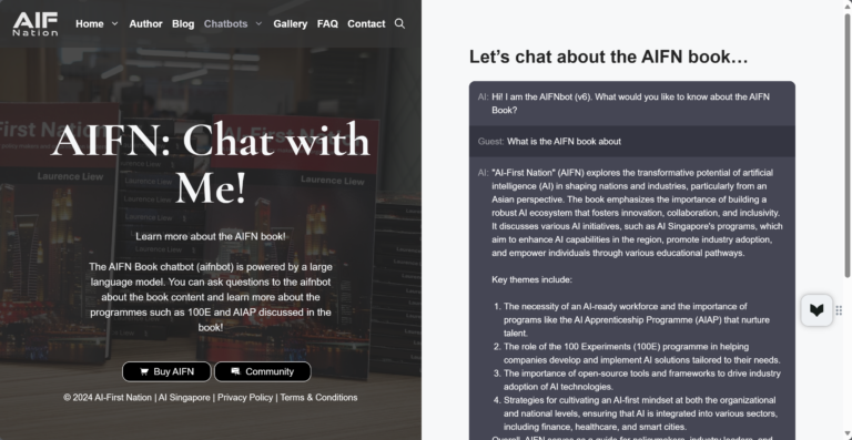 Beyond RAG: How Gemini’s Large Context Window Enabled My AI-First Nation Book and Chatbot