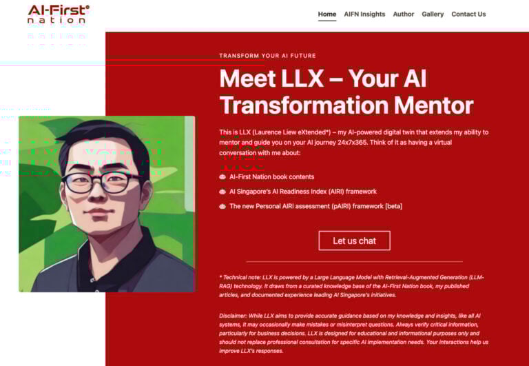 AI-First Nation and LLX banner