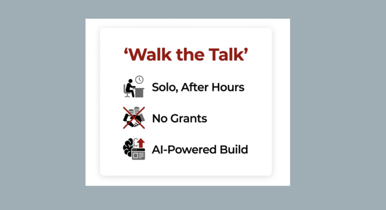 Walk the Talk: How I Built AIReady.sg